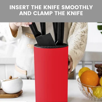 Многофункциональная подставка для кухонных ножей, держатель для бытовых ножей, Вставной держатель для ножей, Ящик для хранения посуды, Кухонные инструменты, 1 шт.