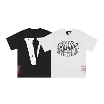 Мужская футболка из 100% хлопка, Оригинальная брендовая уличная одежда, Женская футболка, Летняя футболка в стиле хип-хоп в стиле харадзюку из США с коротким рукавом