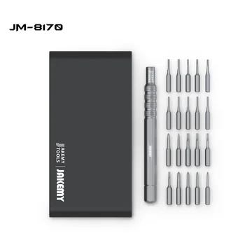 Набор отверток с ручкой из алюминиевого сплава JAKEMY 20-в-1 JM-8170 для разборки мобильной игровой консоли