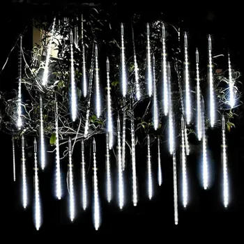 Наружные светодиодные фонари для метеоритного дождя, Рождественские Сказочные гирлянды, водонепроницаемые для вечеринки в честь Хэллоуина, Садовые праздничные украшения Navidad
