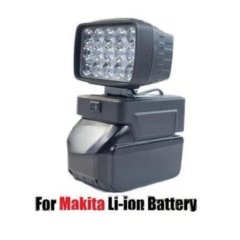 Наружный литий-ионный аккумулятор, беспроводной ручной фонарик, аварийный прожектор, светодиодная лампа с USB-зарядным устройством и переключателем Makita