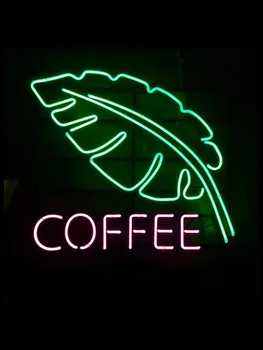 Неоновая вывеска для кофе с трубкой из листового стекла, коммерческая клубная лампа, ресторанный арт-свет, реклама нестандартного дизайна, воздействие, притягивающий свет