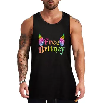 Новая бесплатная майка Britney для мужчин, футболки без рукавов для мужчин, рубашка для бега, нижнее белье