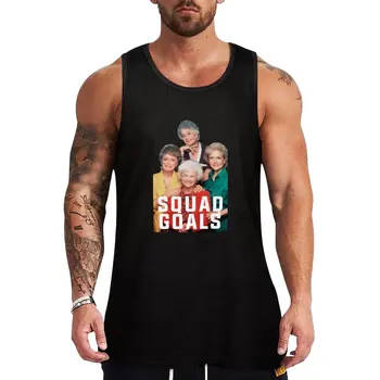 Новая мужская футболка на бретелях The Golden Squad, мужская дизайнерская одежда для фитнеса