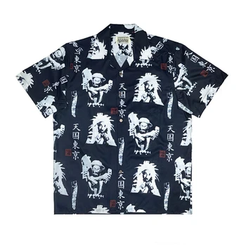 Новая рубашка WACKO MARIA Tokyo Heaven для мужчин и женщин, гавайские рубашки высшего качества, футболка, одежда