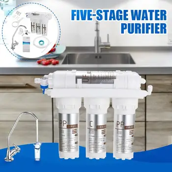 Новая система фильтрации питьевой воды с ультрафильтрацией 3 + 2, очиститель воды для домашней кухни с краном, комплекты картриджей для фильтрации водопроводной воды