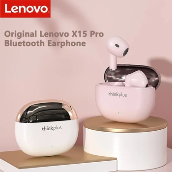 Новые Беспроводные Наушники Lenovo X15 Pro Bluetooth 5.1 С Шумоподавлением, Сенсорное Управление, Водонепроницаемые Наушники, Гарнитура С Микрофонами
