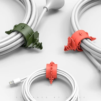 Новый кабельный органайзер Dinosaur Устройство для намотки проводов Кабель для управления линиями передачи данных Микроорганизатор для хранения линий Кабельный протектор