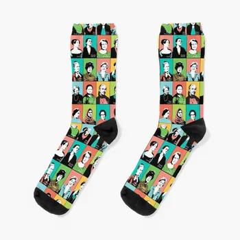 Носки с феминистскими иконами, спортивные носки, аниме-носки