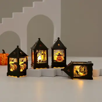 Огни на Хэллоуин, жуткий свет на Хэллоуин, реалистичная светодиодная свеча с дизайнерской ручкой, украшения на Хэллоуин для вечеринки в домашнем баре