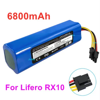 Оригинальный литий-ионный аккумулятор 14,4 В 6800 мАч для робота-пылесоса Lifero RX10
