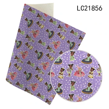 Пасхальные Листы ткани с принтом Disney Marie Tiana С рисунком Личи Для сумок и для одежды 22x30 см