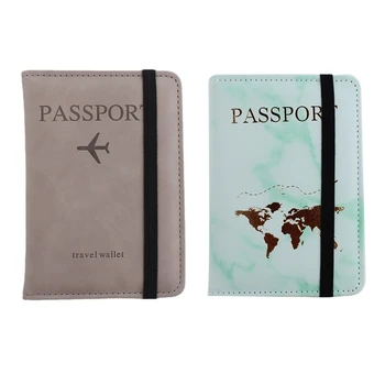Портативный чехол для паспорта из искусственной кожи, чехол для карт, защита для путешествий