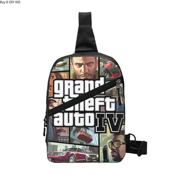 Приключенческая игра Grand Theft Auto, нагрудная сумка через плечо, мужской повседневный рюкзак для путешествий