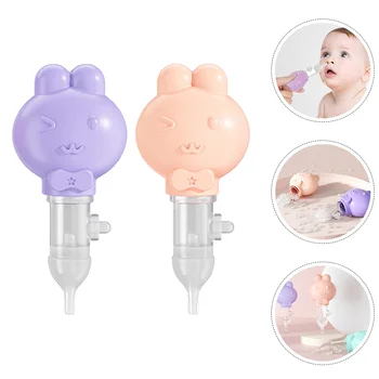 Присоска для носа, аспиратор для новорожденных, ручной очиститель слизи из носа, всасывающая лампа для ребенка