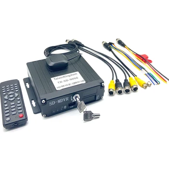 Производитель AHD 1080P 4-канальная SD-карта MDVR локальное воспроизведение хост мониторинга грузовика система NTSC / PAL с функцией GPS