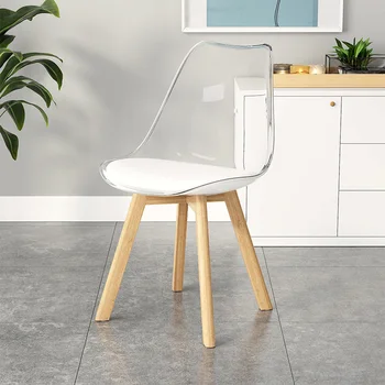 Садовый Белый обеденный стул, водонепроницаемые обеденные стулья, Скандинавские свадебные стулья, Барная минималистичная мебель Cadeira для кухни A1