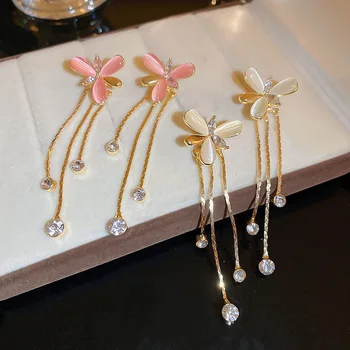 Серьги с кисточками в виде опалового цветка, персонализированные серьги Mori fashion