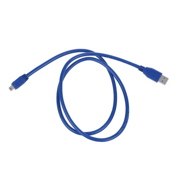 Синий сверхскоростной USB 3.0 типа A для Mini B, 10-контактный кабель-переходник для мужчин.