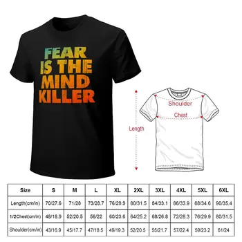 Футболка Fear Is The Mind Killer, мужские футболки с длинным рукавом Футболка Fear Is The Mind Killer, мужские футболки с длинным рукавом 1