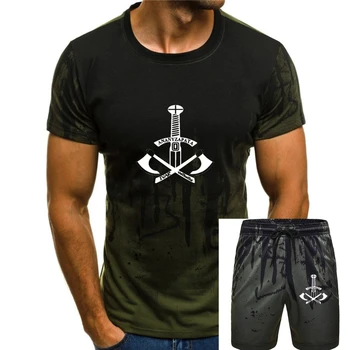 Футболка с мечом Ананизапата, футболка Viking, футболка Vikings Ivar, футболка Valhalla для взрослых, Sm 3Xl, полноразмерная футболка