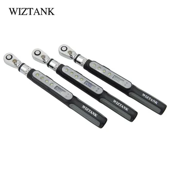 Цифровой динамометрический ключ WIZTANK Mini с реверсивной храповой головкой 1/4 дюйма, 0,3-20 Нм, сделано на Тайване для ремонта точных инструментов