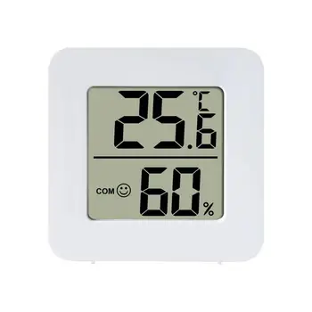 Цифровой термометр Гигрометр Комнатный термометр для помещений Монитор температуры и влажности Метеостанция Цифровой термометр Гигрометр Комнатный термометр для помещений Монитор температуры и влажности Метеостанция 0