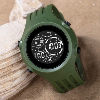 Цифровые часы Мужские 2023 электронные часы Мужские военные часы Спортивные наручные часы Силиконовые модные часы Relojes Para Hombre