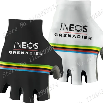 Чемпион мира INEOS Grenadier 2023 Командные Велосипедные Перчатки Мужские Велосипедные Гелевые Перчатки На половину пальца M-XL Guante Ciclismo Gant cyclisme
