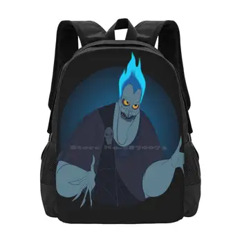 Школьные сумки Hades Дорожный рюкзак для ноутбука Hades Of Hercules Злодеи Зевс Греческий бог Мультфильмы Фильмы